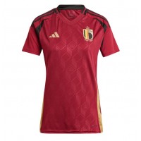 Camiseta Bélgica Primera Equipación Replica Eurocopa 2024 para mujer mangas cortas